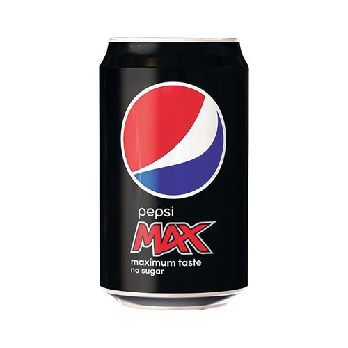 Pepsi Max Soft Drink Can 330ml (Pack of 24)