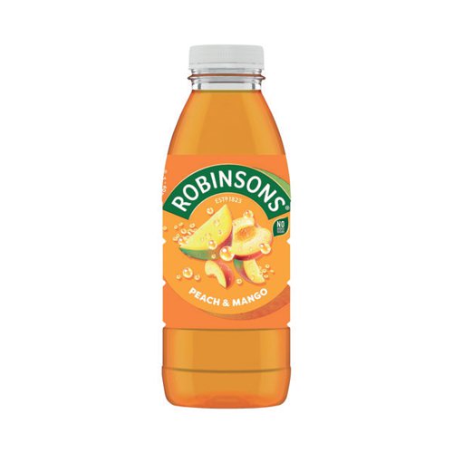 Robinsons Ready To Drink Peach Mango Squash 500ml (Pack of 12) 250785
