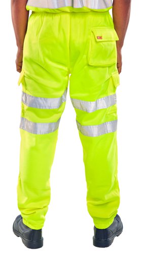 BSW19529 Beeswift High Visibility Fleece Jogging Bottoms