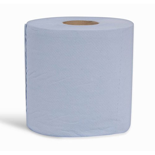 Embossed Centrefeed 2-Ply Blue 80m