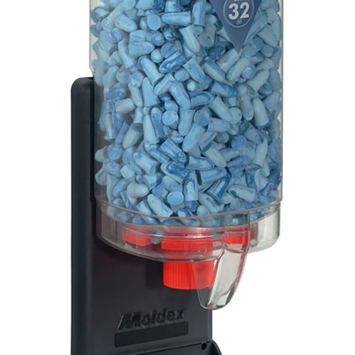 Moldex 7859 Dispenser with 500 Spark Plug Detectable Earplugs Moldex