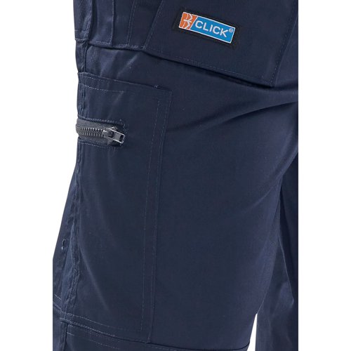 Beeswift Click Action Work Trousers Navy Blue 42