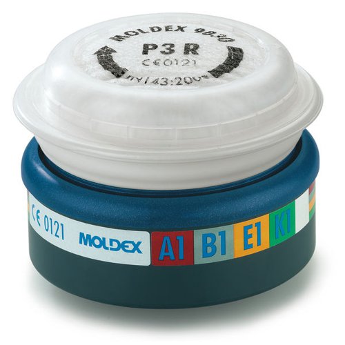 Moldex 9430 Abek1P3 7000/9000 Gas Filter (Pack of 6) Moldex