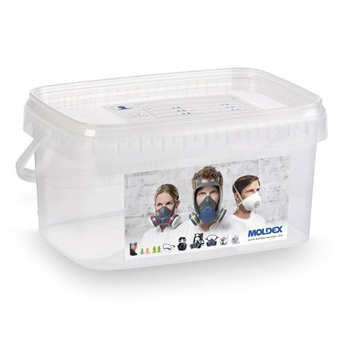Moldex 7995 Half Mask Storage Box Clear