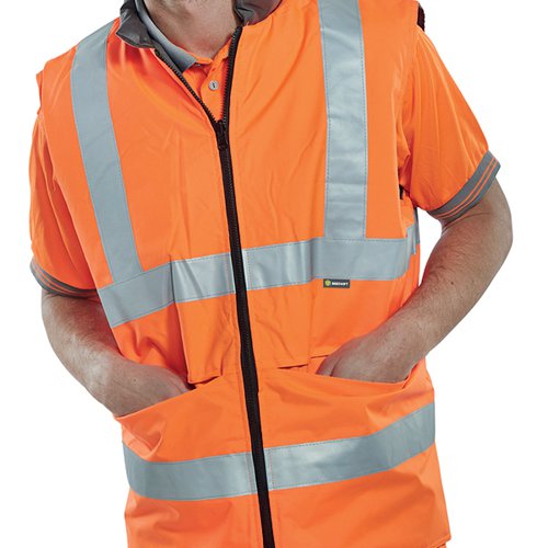 BSW01292 Beeswift High Visibility Reversible Bodywarmer