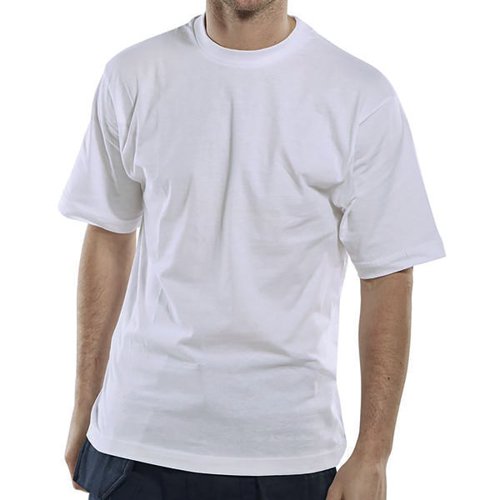 Beeswift Click 100% Cotton T-shirt White XL