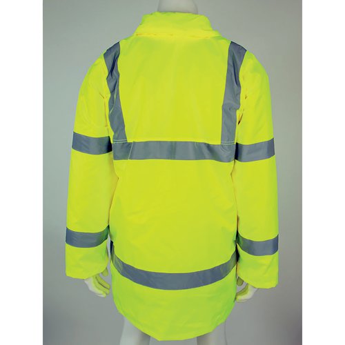 Beeswift Constructor High Visibility Jacket Saturn Yellow XL