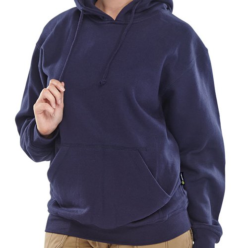 Beeswift Hooded Sweatshirt Navy Blue XL