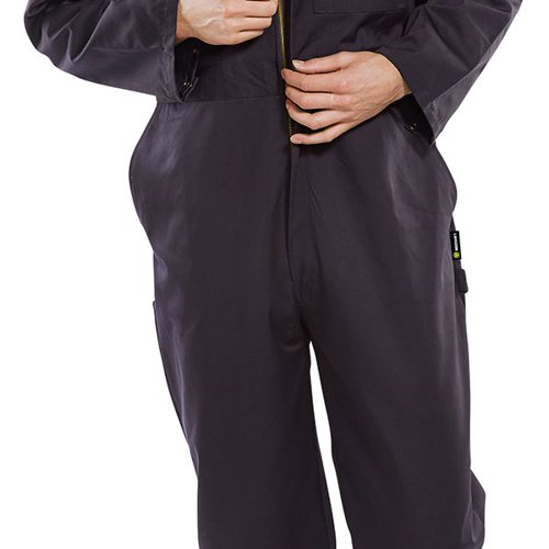 Beeswift Super Click Heavyweight Boilersuit BSW04166 Buy online at Office 5Star or contact us Tel 01594 810081 for assistance