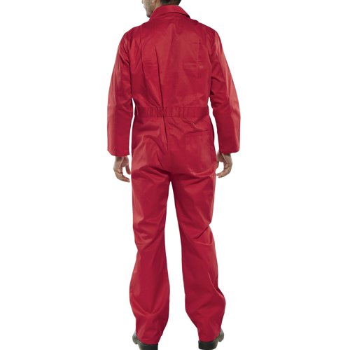 BSW04262 Beeswift Click Boilersuit Red 40