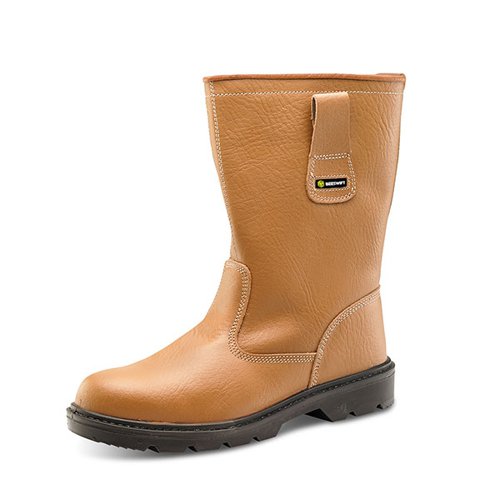 Beeswift Lined Steel Toe Leather Upper Rigger Boots 1 Pair BSW05100 Buy online at Office 5Star or contact us Tel 01594 810081 for assistance
