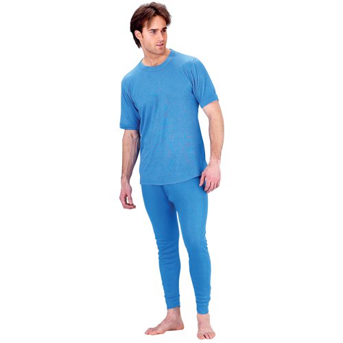 Beeswift Short Sleeve Thermal Vest Blue XL