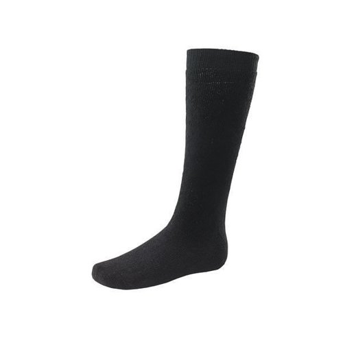 Thermal Terry Socks Long Black