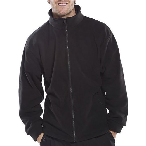 Standard Fleece Jacket Black 4XL