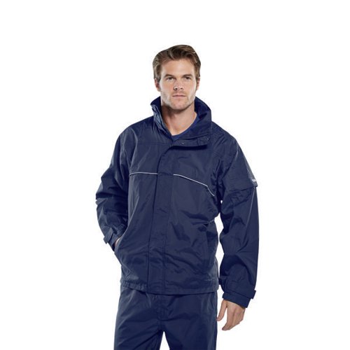 BSW06719 | The Beeswift Springfield Jacket with Tasoft soft feel breathable fabric has excellent water shedding characteristics. The Springfield jacket is part of the B-Dri Weatherproof range that has been designed to protect its wearers from harsh elements. The lightweight jacket is suitable for a wide range of uses from within the workplace to outdoor leisure activities and has been designed to fit over the wearers clothes. The jacket features High Visibility piping and a concealed hood. The fabric conforms to EN343 Class 3 Water Penetration and EN343 Class 2 Breathability.