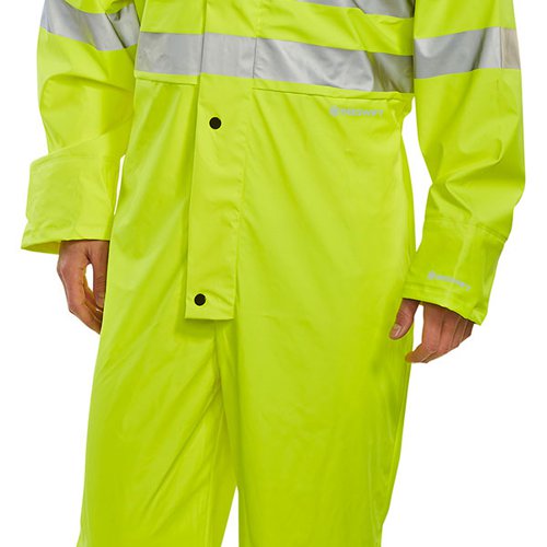 Beeswift Super B-Dri PU Breathable Coverall BSW09822 Buy online at Office 5Star or contact us Tel 01594 810081 for assistance
