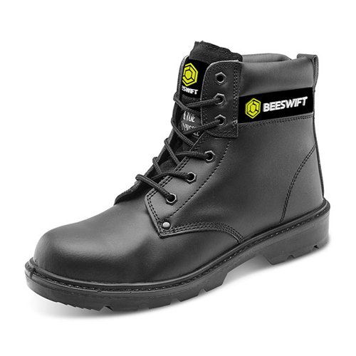 BSW09867 Beeswift Click Traders Dual Density PU 6 Inch Lace up S3 Safety Boots 1 Pair