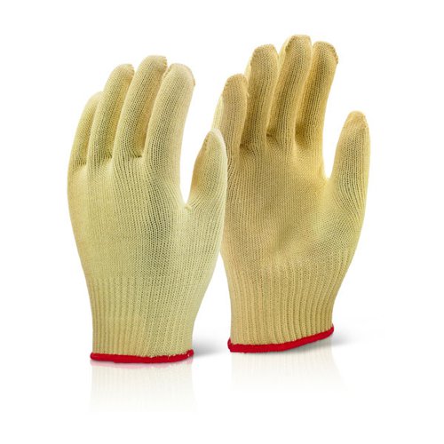 Beeswift Reinforced Mediumweight Gloves 1 Pair Yellow 09