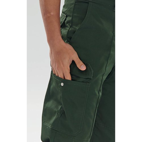 Beeswift Super Click Drivers Trousers Bottle Green 32 Beeswift