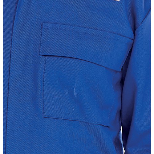 Beeswift Fire Retardant Boilersuit Nordic Design Royal Blue 40