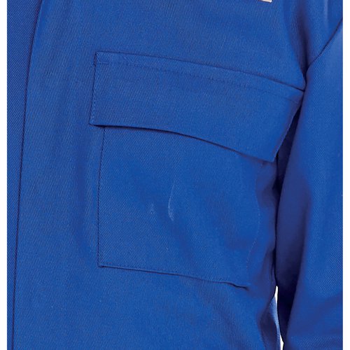 Beeswift Fire Retardant Boilersuit Nordic Design Royal Blue 44