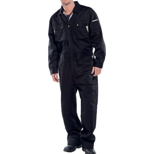 Beeswift Click Premium Boilersuit Stretch-Plus Black 36