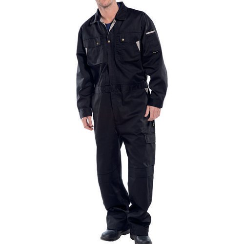 Beeswift Click Premium Boilersuit Stretch-Plus Black 50