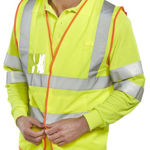 Beeswift BSafe Multipurpose High Visibility Vest Pre-pack BSW13901