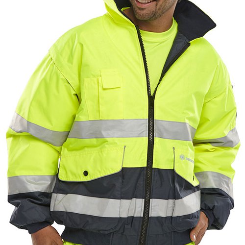 BSW13997 Beeswift Europa High Visibility Bomber Jacket