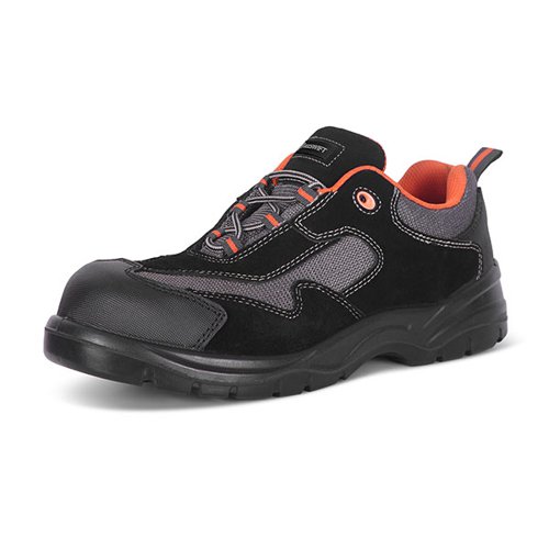 Beeswift Click Non Metallic Dual Density Trainer Shoe 1 Pair Grey/Black 07