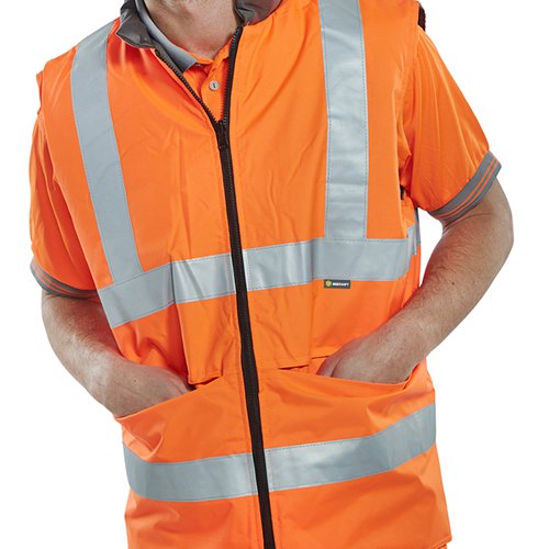 Beeswift High Visibility Reversible Bodywarmer BSW16088