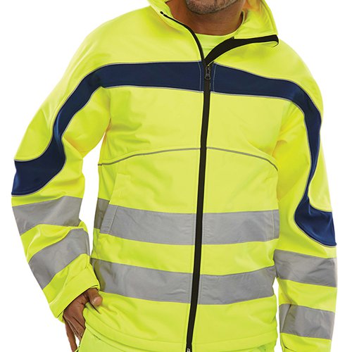 BSW16270 Beeswift Eton High Visibility Soft Shell Jacket