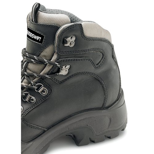 Beeswift PU Rubber D-Ring S3 Steel Toe Cap Safety Boots 1 Pair