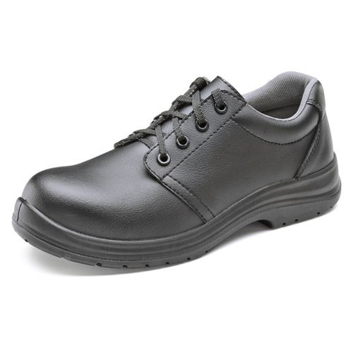 Beeswift Micro-Fibre Steel Toe S2 Lace Up Shoe 1 Pair Black 06.5 BSW19790