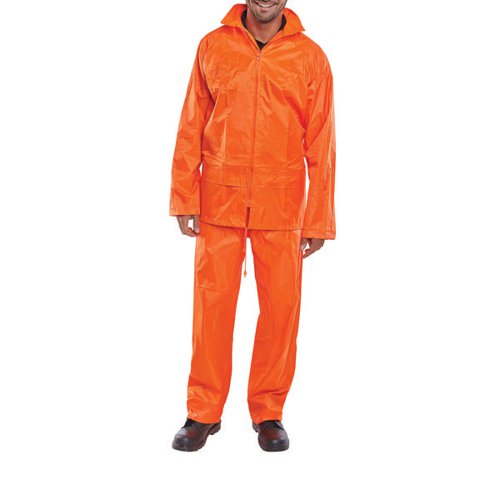 Nylon B-Dri Weatherproof Suit Orange 4XL