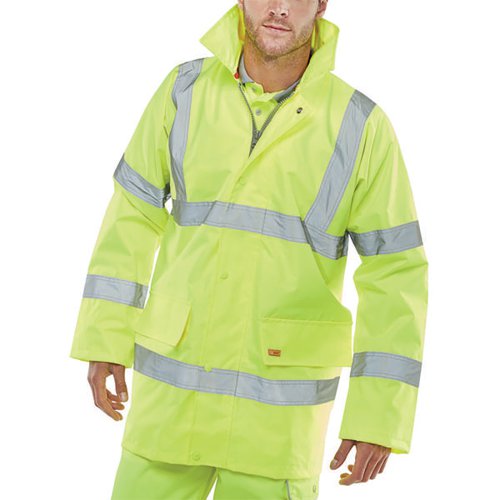 Beeswift Jubilee Economy High Visibility Jacket Saturn Yellow S