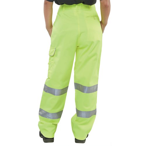 Beeswift Ladies Polycotton High Visibility Trousers