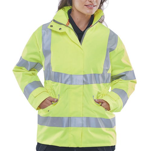 Beeswift Ladies Executive High Visibility Jacket Saturn Yellow S