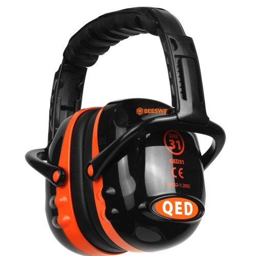 Beeswift QED31 Ear Defenders SNR 31 Black/Orange