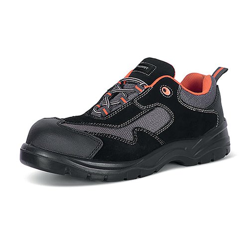 Beeswift Click Non Metallic Dual Density Trainer Shoe 1 Pair Grey/Black 05