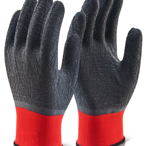 Beeswift Multipurpose Fully Coated Latex Polyester Knitted Gloves