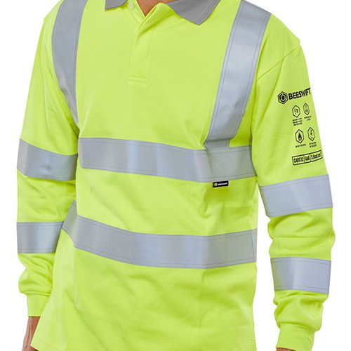 Beeswift ARC Compliant High Visibility Polo Shirt BSW23558