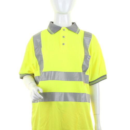 Beeswift Ladies High Visibility Short Sleeve Polo Shirt Saturn Yellow M
