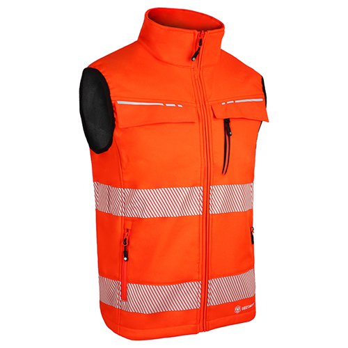 Beeswift Deltic High Visibility Softshell Bodywarmer BSW26284