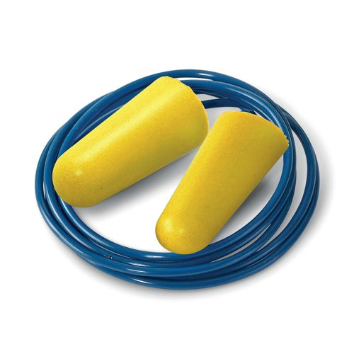 QED Corded Disposable Earplug SNR39db (Pack of 200) QED301C - Beeswift - BSW32213 - McArdle Computer and Office Supplies