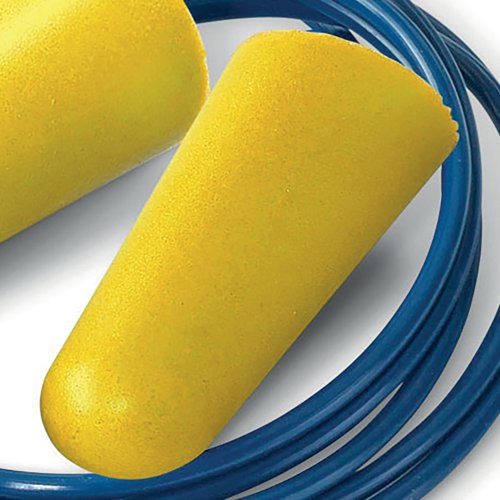QED Corded Disposable Earplug SNR39db (Pack of 200) QED301C - Beeswift - BSW32213 - McArdle Computer and Office Supplies