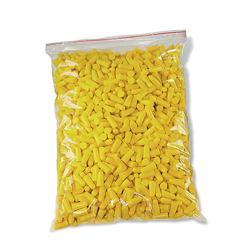 Beeswift QED301 Earplugs Bulk SNR 39 (Pack of 500) Yellow