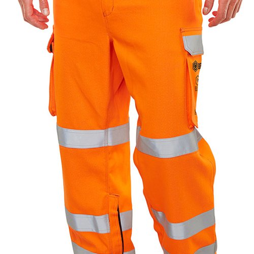 Beeswift Orange ARC Compliant RIS Trousers Orange 30T