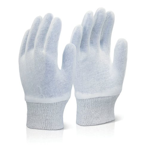 Beeswift Stockinette Knitwrist Super Gloves (Pack of 600) Beeswift