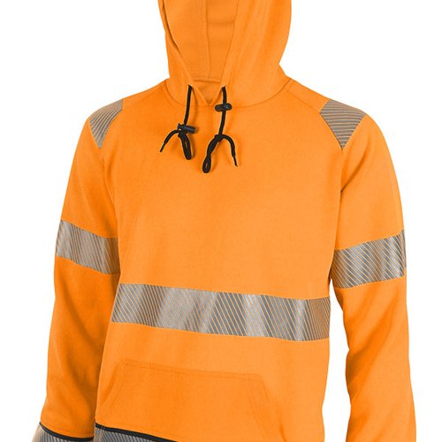 Beeswift High Visibility Two Tone Sweatshirt Orange/Black L